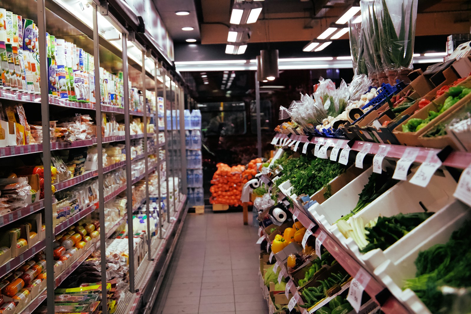 Temperature-controlled commercial storage environment