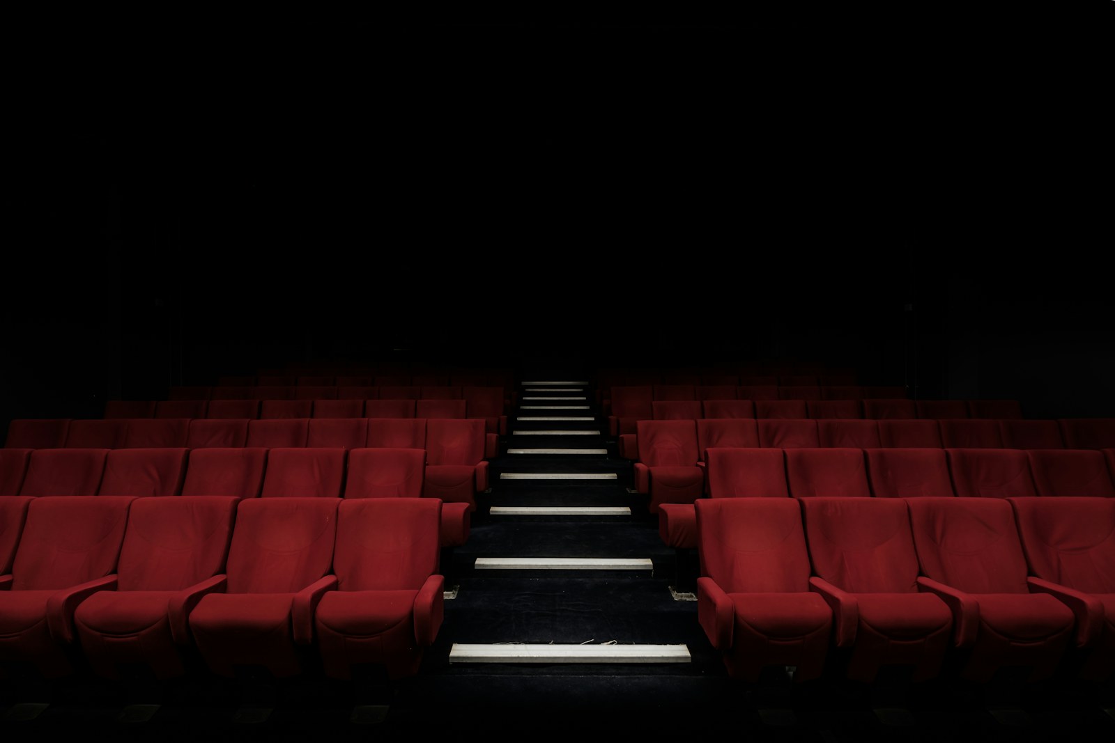 Audience viewing a film in a cinema